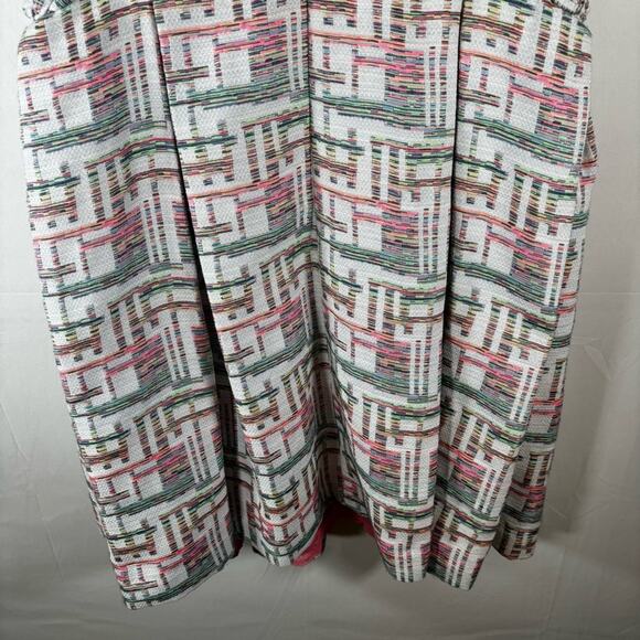 Trina Turk Linda Basket Weave Jacquard Dress Size 10 - Picture 7 of 11